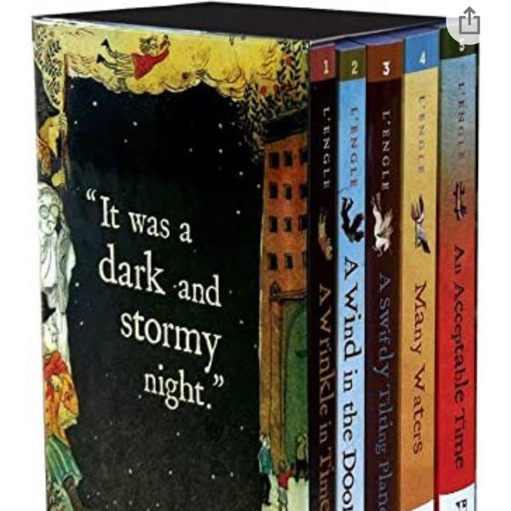 Wrinkle in Time Quintet by Madeline L’Engle Boxed Set (5 books)